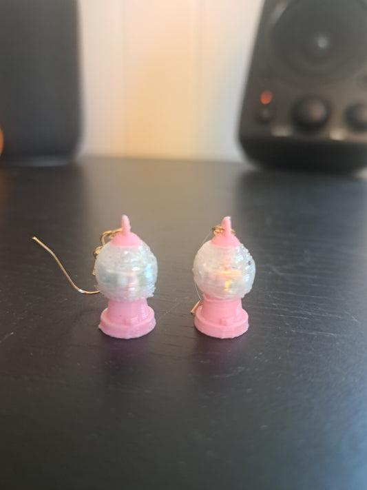 Bubble Gum Machine Earrings